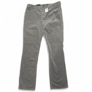 Lauren Ralph Lauren Womens Corduroy Premier Straight Slimming Fit Jeans 14 36x32